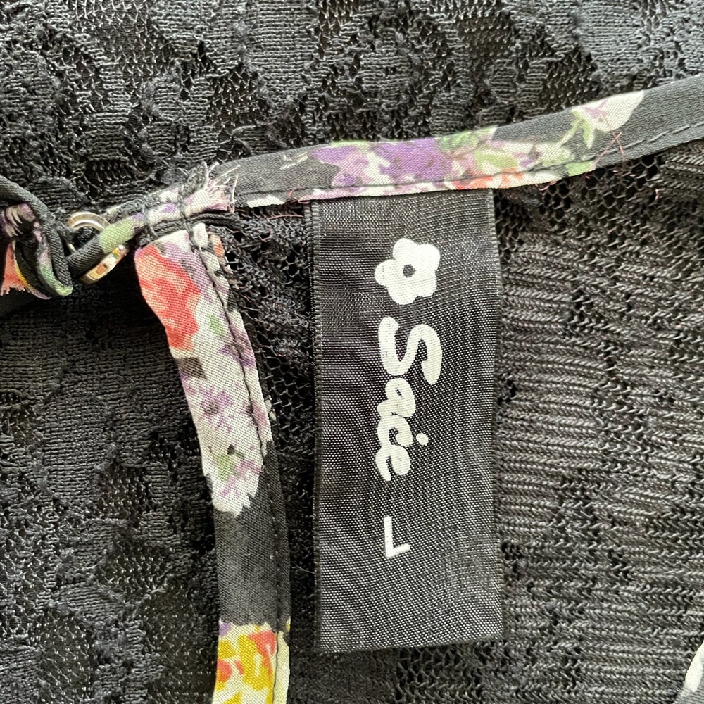 Sace-Black Blouse for Women. - Picture 3 of 3